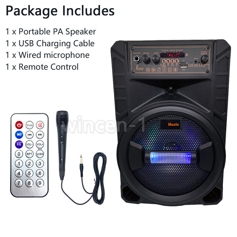 3000 Watts Wireless Portable Party Bluetooth Speaker With Microphone & Remote
