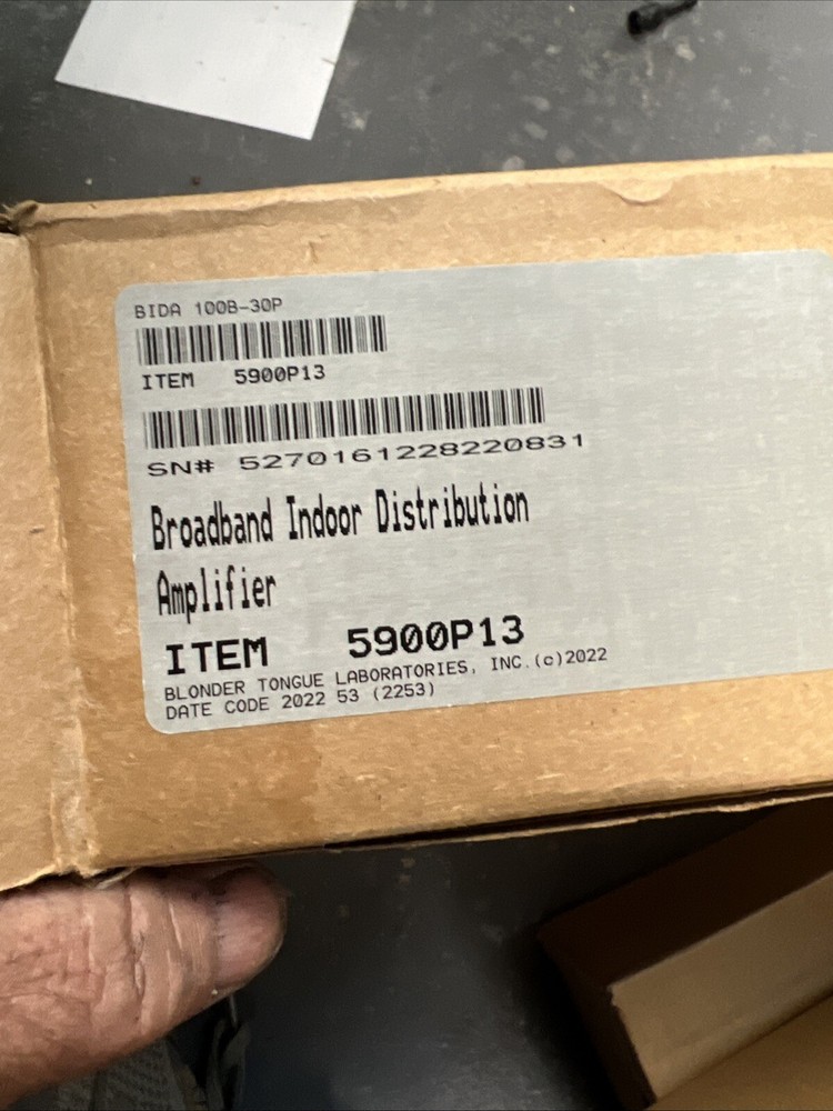 Broadband Indoor Amplifier