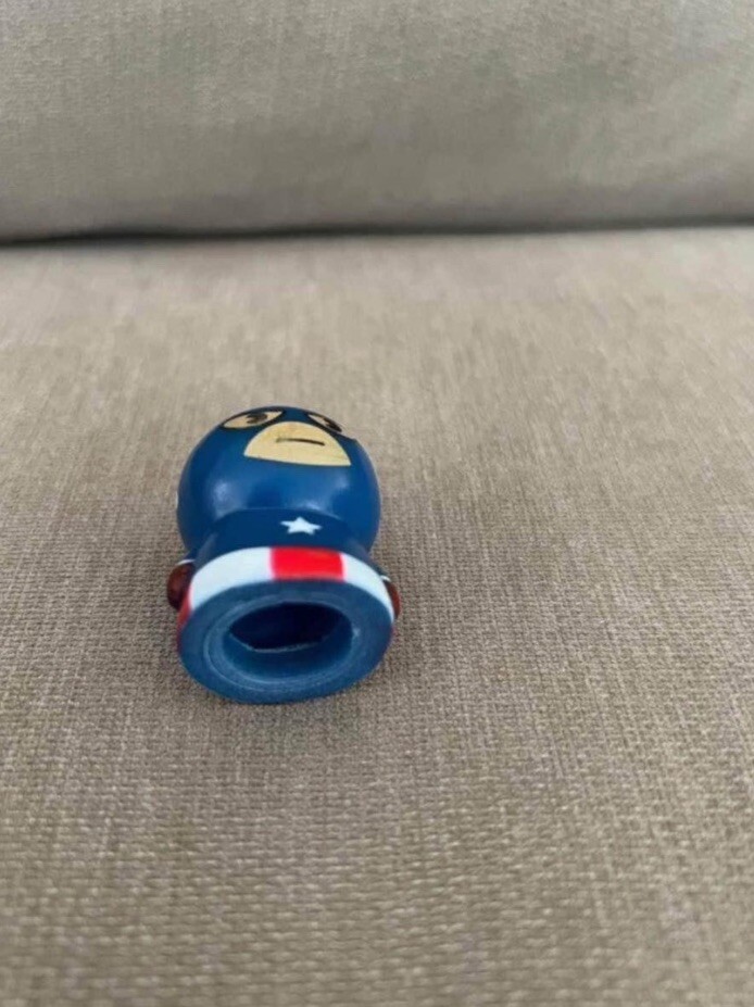 Marvel Captain America Night Light & Finger Puppet Tested Works