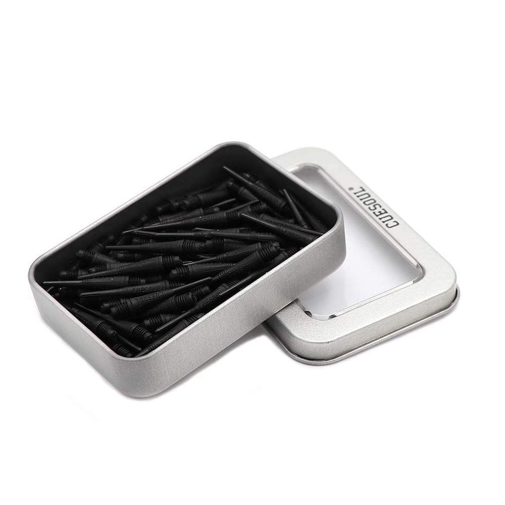 Soft Tip Darts Points 2BA Thread Black,Pack of 100 pcs