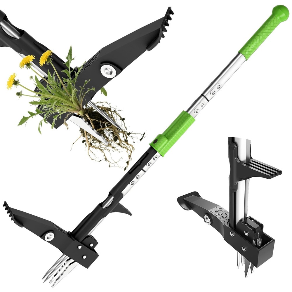 Weed Puller Tool - Dandelion Weed Puller Tool Stand Up Heavy Duty,Made with 4...