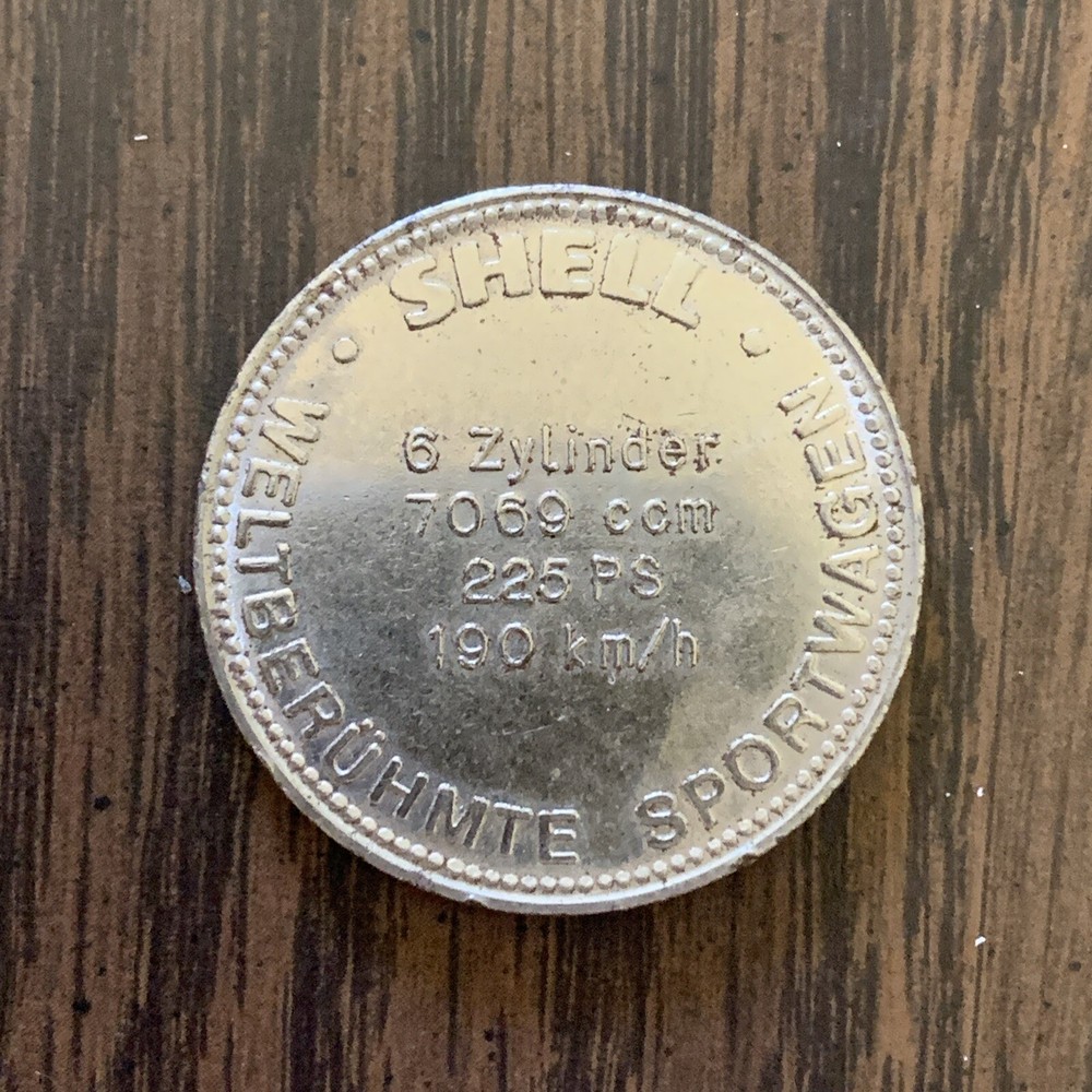 1928 Mercedes Benz SSK Shell Token