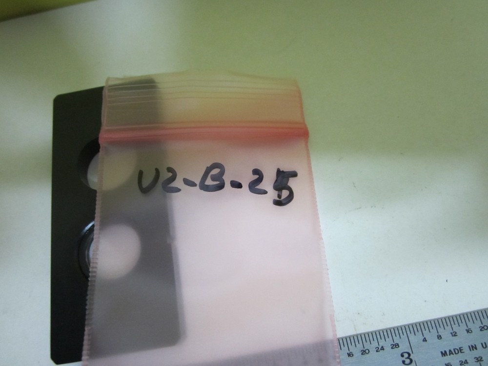 MICROSCOPE PART LEITZ GERMANY SLIDE FILTER 553392 OPTICS AS IS BIN#U2-B-25