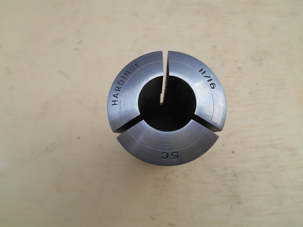 HARDINGE 11/16" ROUND 5C COLLET , ID & OD THREADS