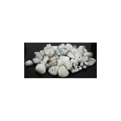 1 Lb Rainbow Moonstone Tumbled Stones