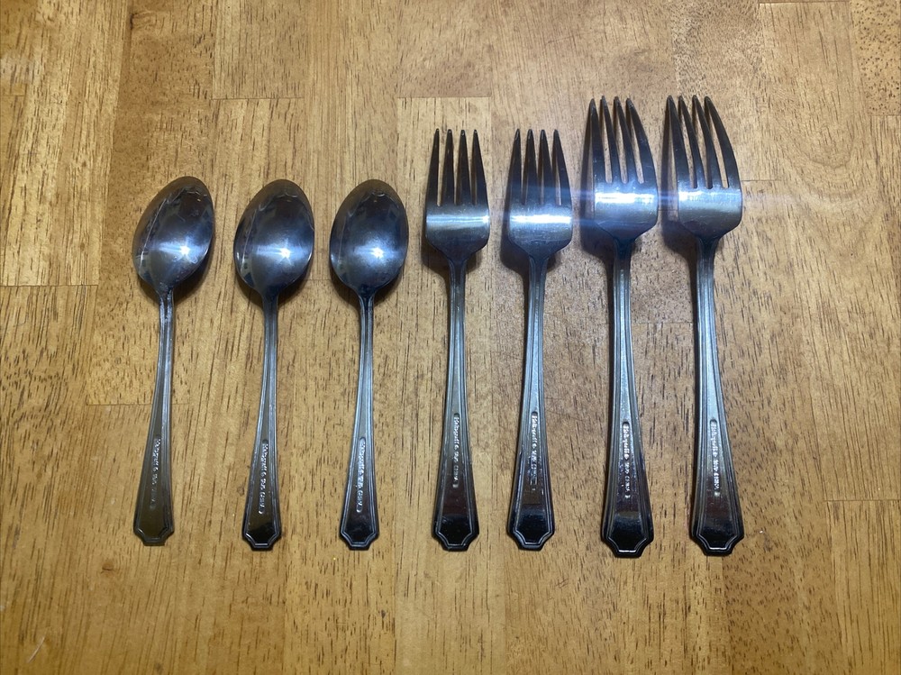 7 Pieces Pfalzgraff 18/10 Stainless Steel Flatware Unknown Pattern