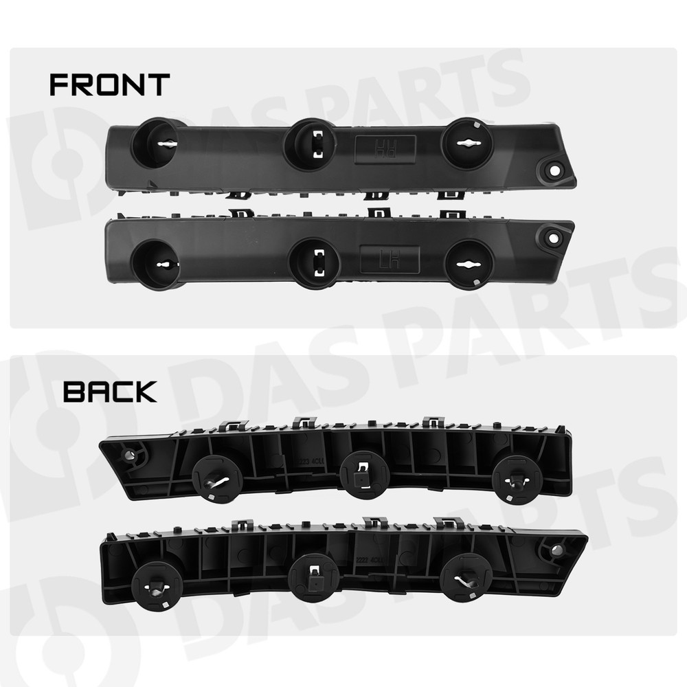 Front Bumper Brackets Support Retainer Left Right For Nissan Rogue 2014-2019 SUV