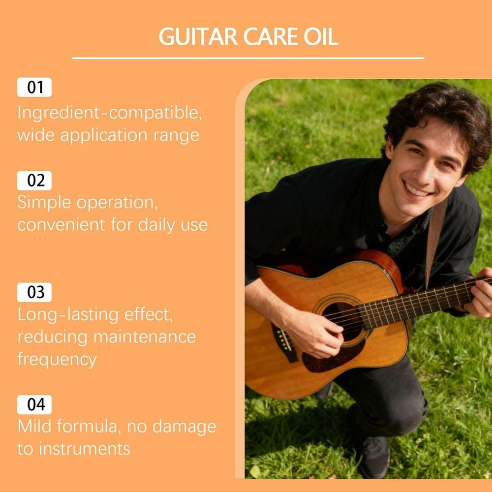 Guitar String Lubricant | 120ML Protective Care Liquid | Guitar Polish