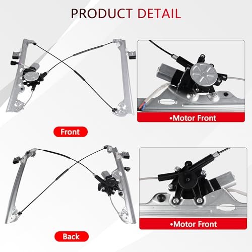 Power Window Regulator with Motor & Power Master Window Front Left Driver Side