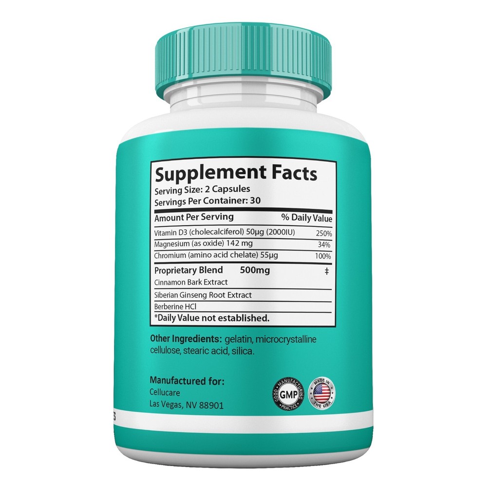 Cellucare Advanced Blood Support Capsules, Max Strength Formula, (1 Pack)