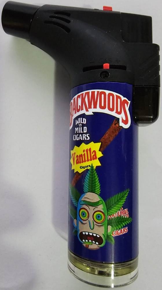 BackWoods Torch Refillable Windproof Jet Lighter Color Vanilla Size 4 ins