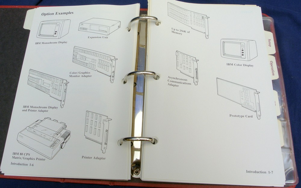 IBM Personal Computer Guide to Operations 6025000 Vintage 1983 PC
