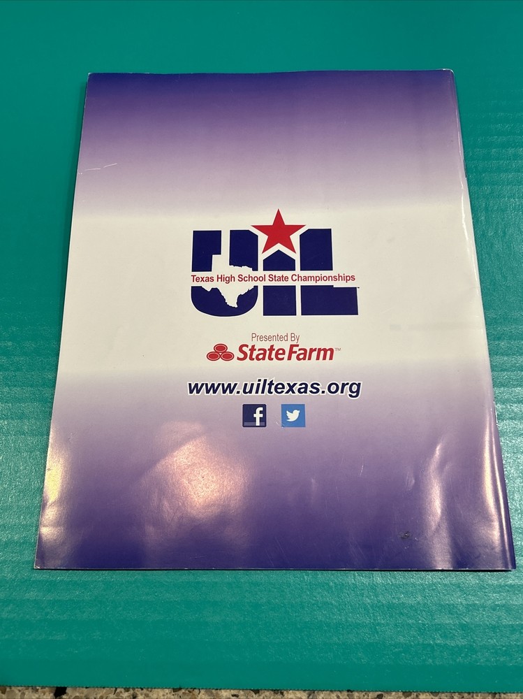 2012 TEXAS FOOTBALL STATE CHAMPIONSHIP GAMES PROGRAM
