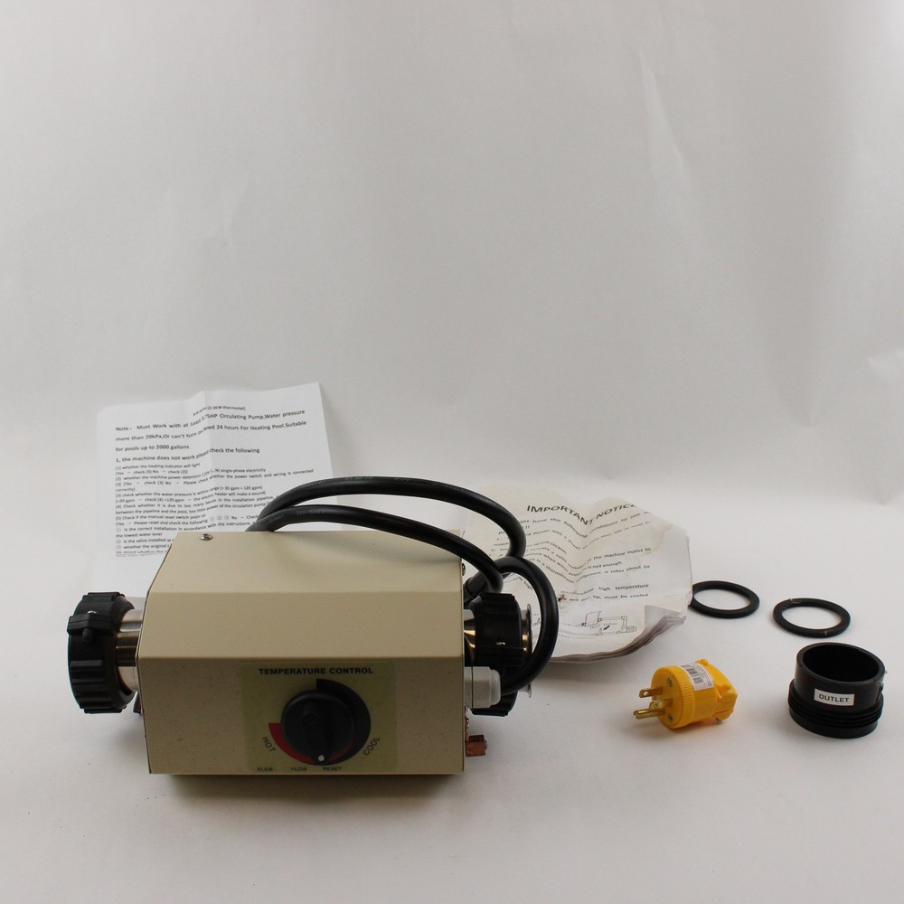 Mini Pool Heater Pump - Used Untested for Spa/Small Pool