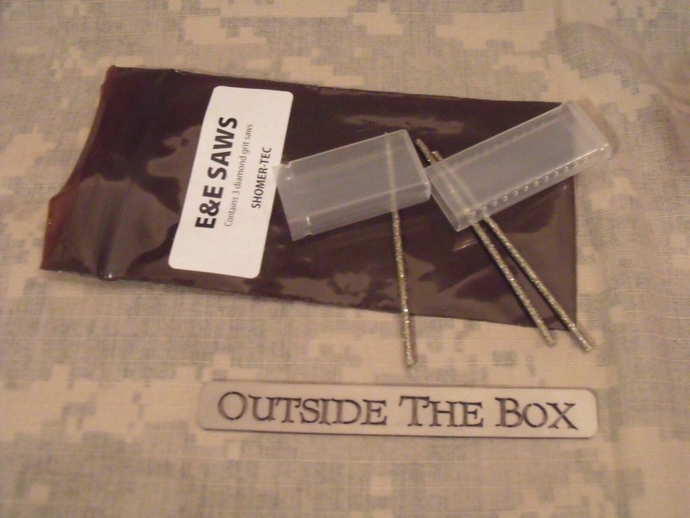 Emergency/Survival:  E & E (Escape/Evasion) NEW VERSION!  (3) Diamond Grit Saws