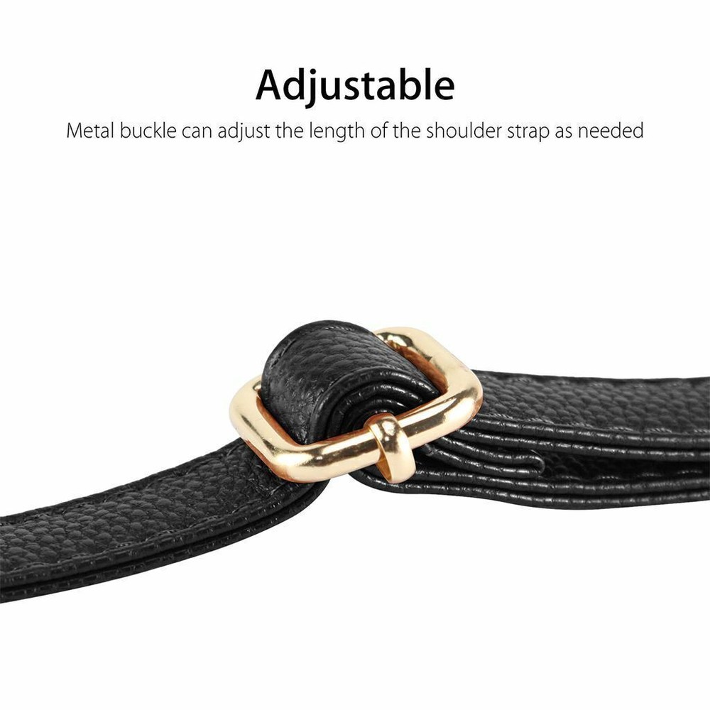 Adjustable Leather Shoulder Bag Belt Strap Crossbody Replacement Handbag Handle