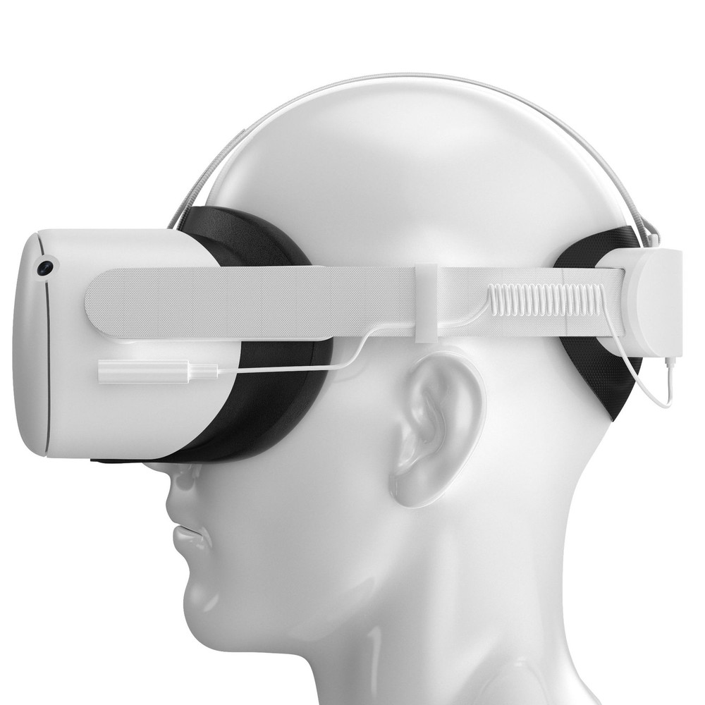 Adjustable Elite Head Strap for Quest 2 with 6000mAh Battery