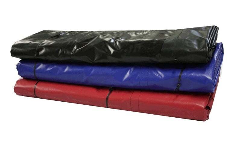 Flatbed Tarps Superlight 14oz 3 Pc Lumber Tarp (8' Drop) - Blue