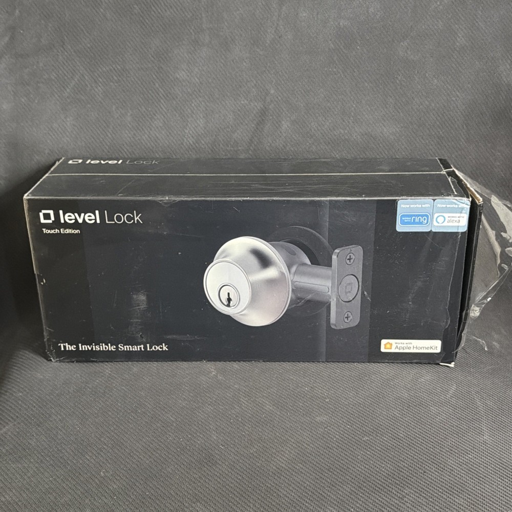 Level Lock Touch Edition Smart Lock Bluetooth Apple HomeKit Ring Compatible NEW