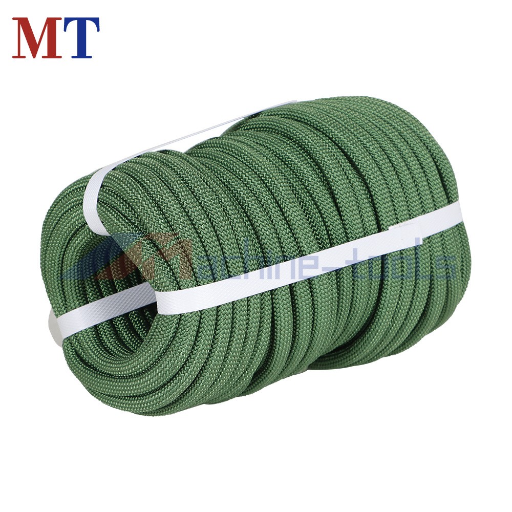 Strong Pulling Rope Braided Polyester Rope 3/8" × 100' 3520Lbs (Armygreen)