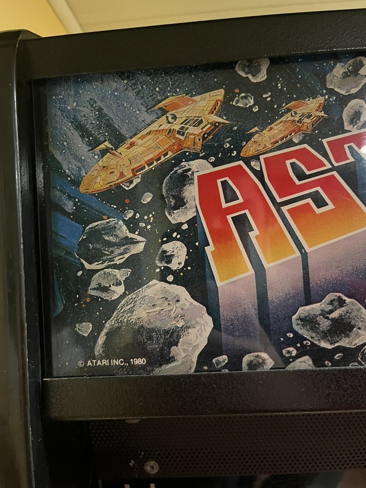 Vintage Atari Asteroids Deluxe Arcade Machine Rare