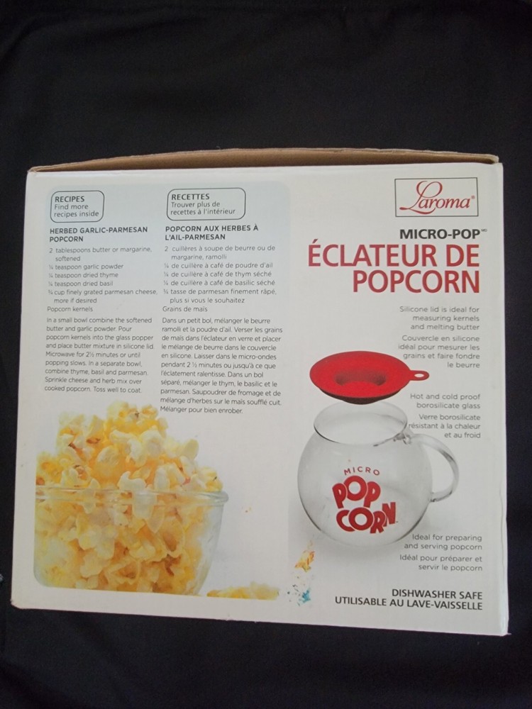 Laroma Micro-Pop Microwave Popcorn Popper. ♧#I♧