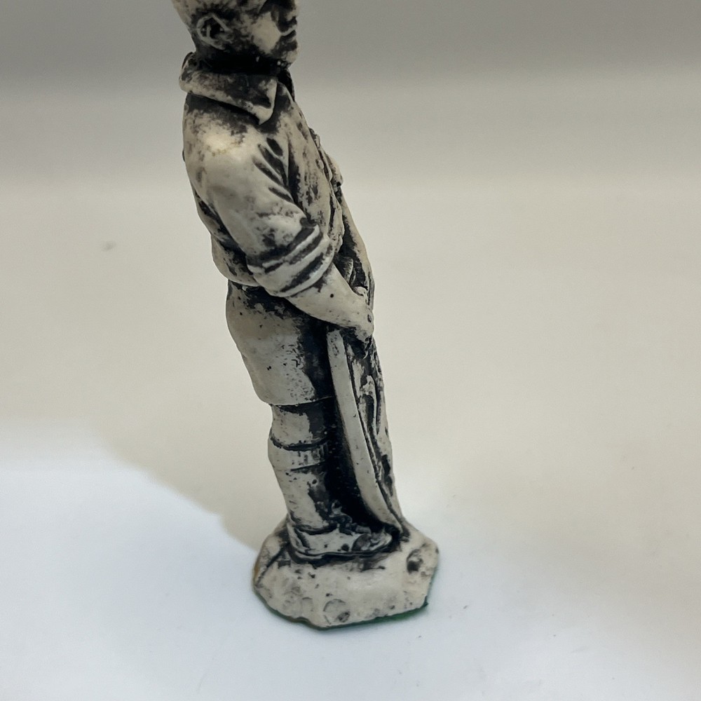 Stone chess pieces hand-painted