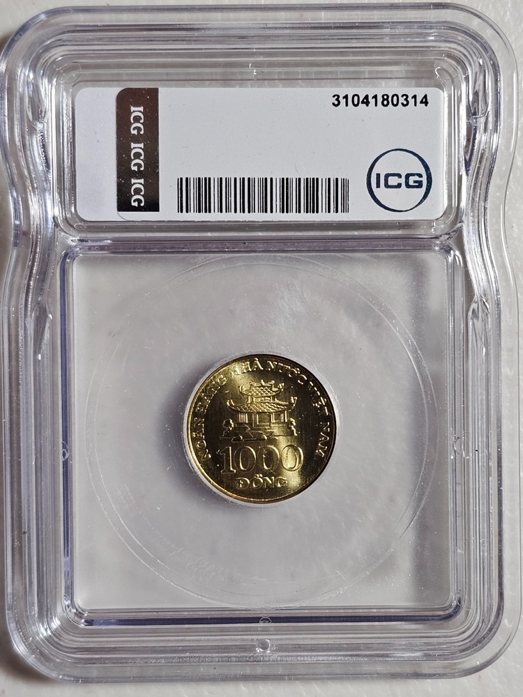 Vietnam 1000 Dong 2003 ICG MS 67
