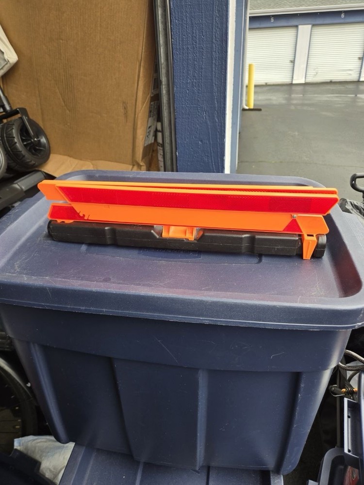 Emergency Early Warning Reflective Orange Triangle