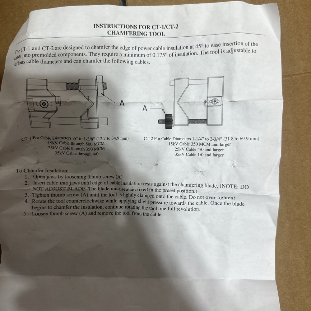 Speed System CT-1 Chamfering Tool