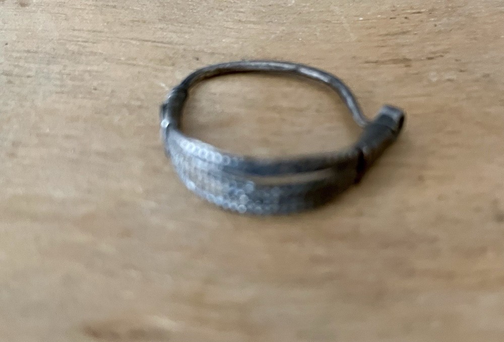 Antique Turkmen Silver Septum Ring