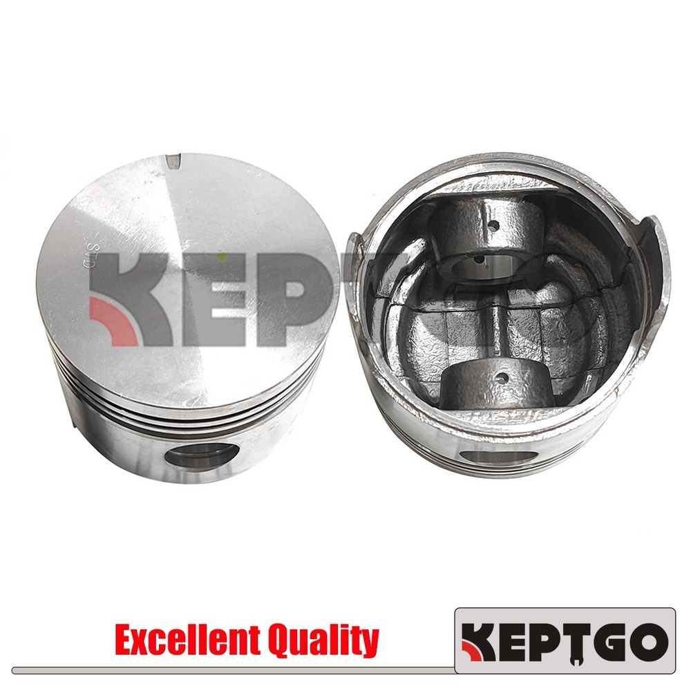 4PCS New 4P Engine Piston & Ring Set For Toyota