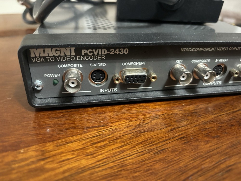 Vintage Magni PCVID-2430 Scan Converter Magnicoder Pro Original Box