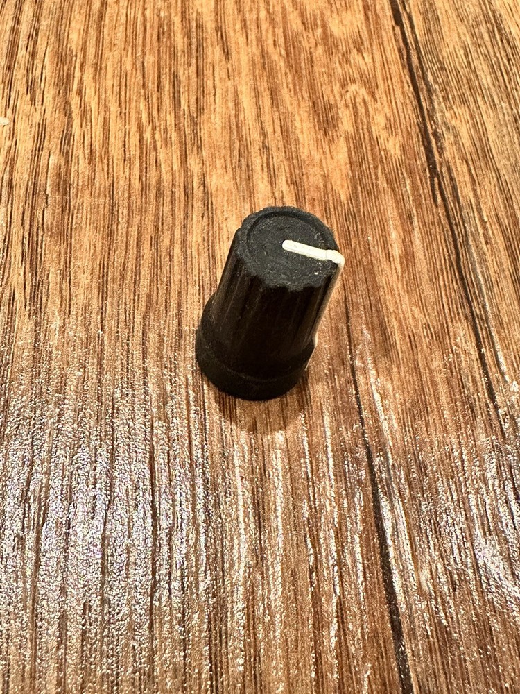 Numark Mixdeck Double Deck Controller Rotary Knob.........Black Big With Strip