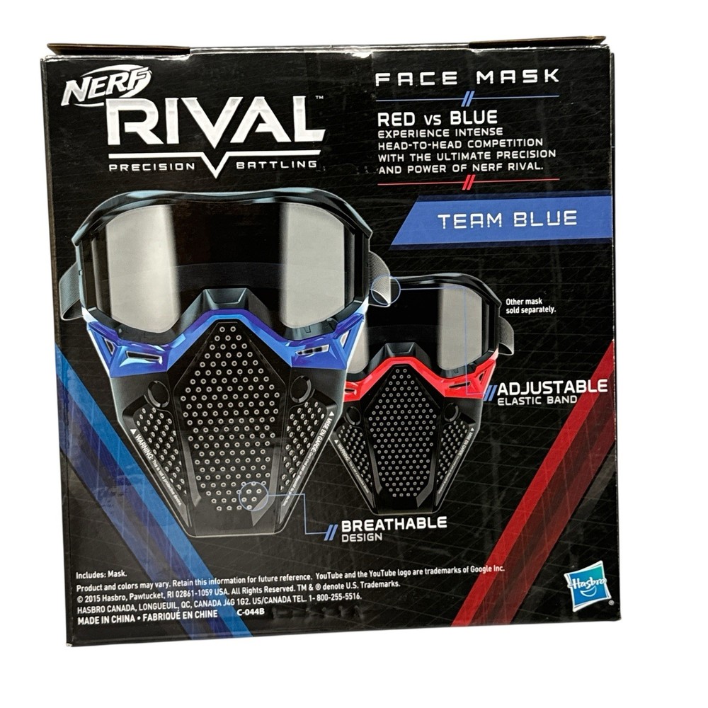 Nerf Rival Face Mask Blue