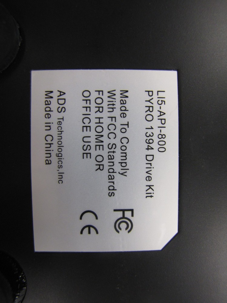 ADS Technologies PYRO 1394 Drive Kit - FireWire + USB 2 MODEL API-800 -HV41