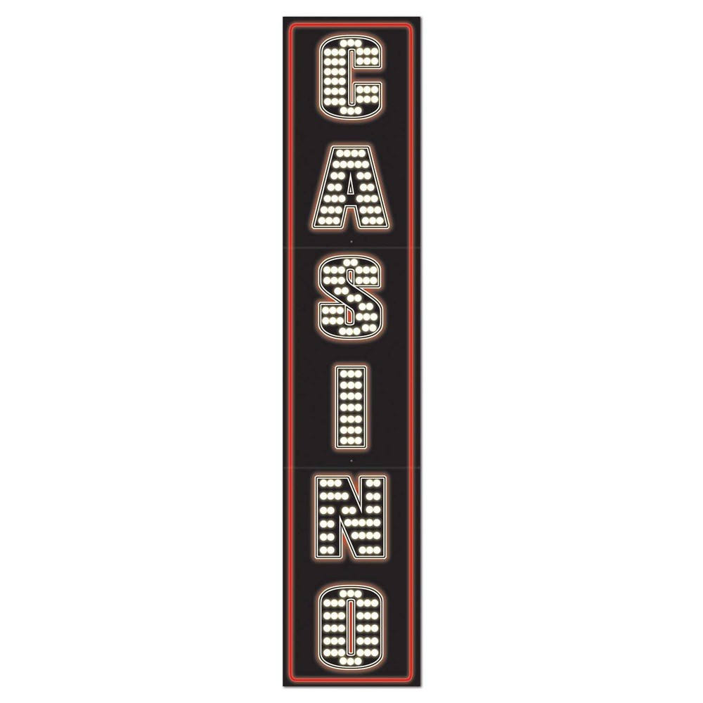 Beistle Jointed Casino Pull-Down Cutout | Party Supply | Decoration