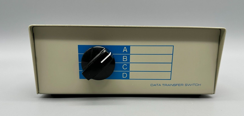Interex IBM/PC Data Transfer Switch 4-Way Data Switch MDS-2A Open Box!
