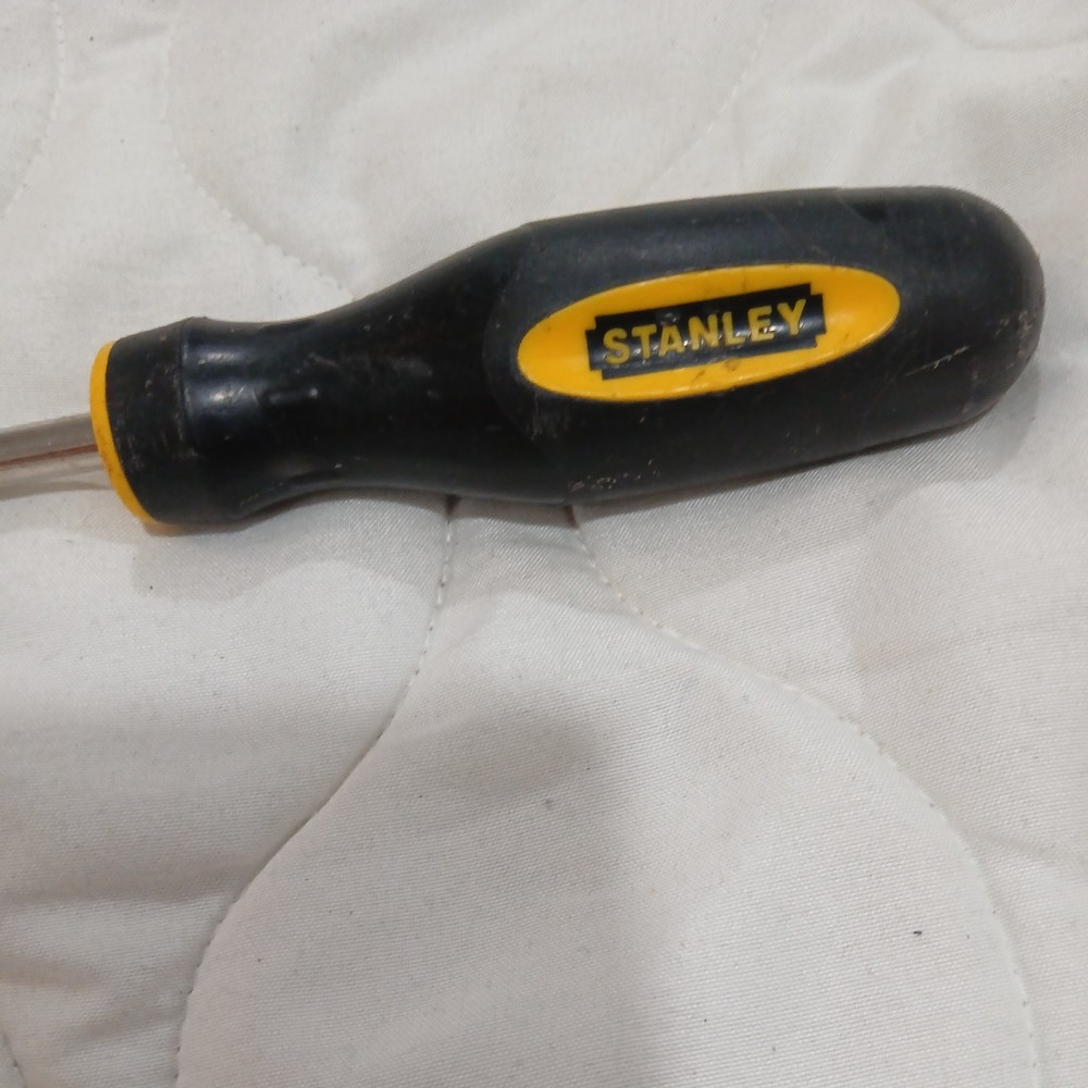 Stanley Yellow Black Phillips Screwdriver used