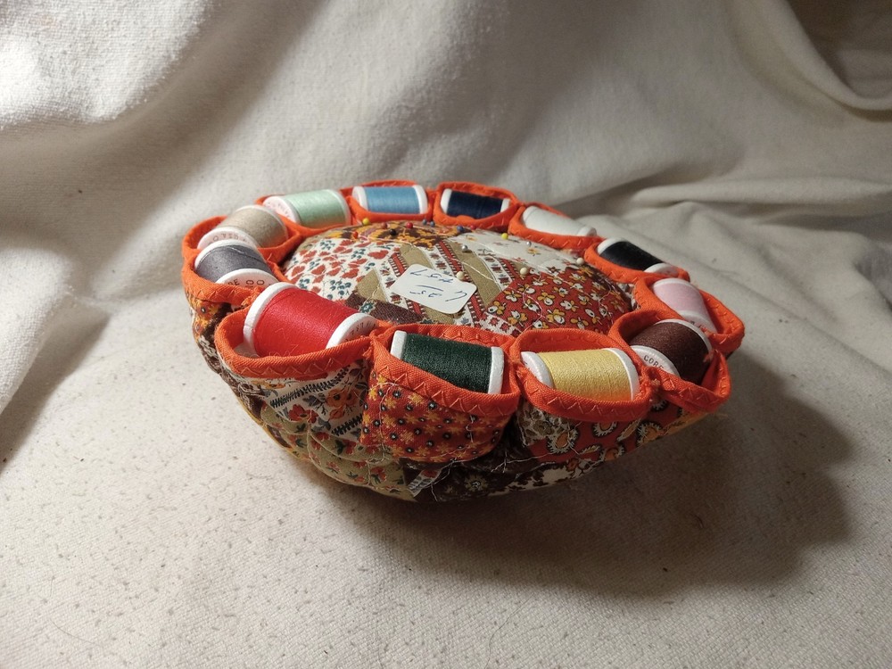 Vintage Decorative Quilted Pin Cushion