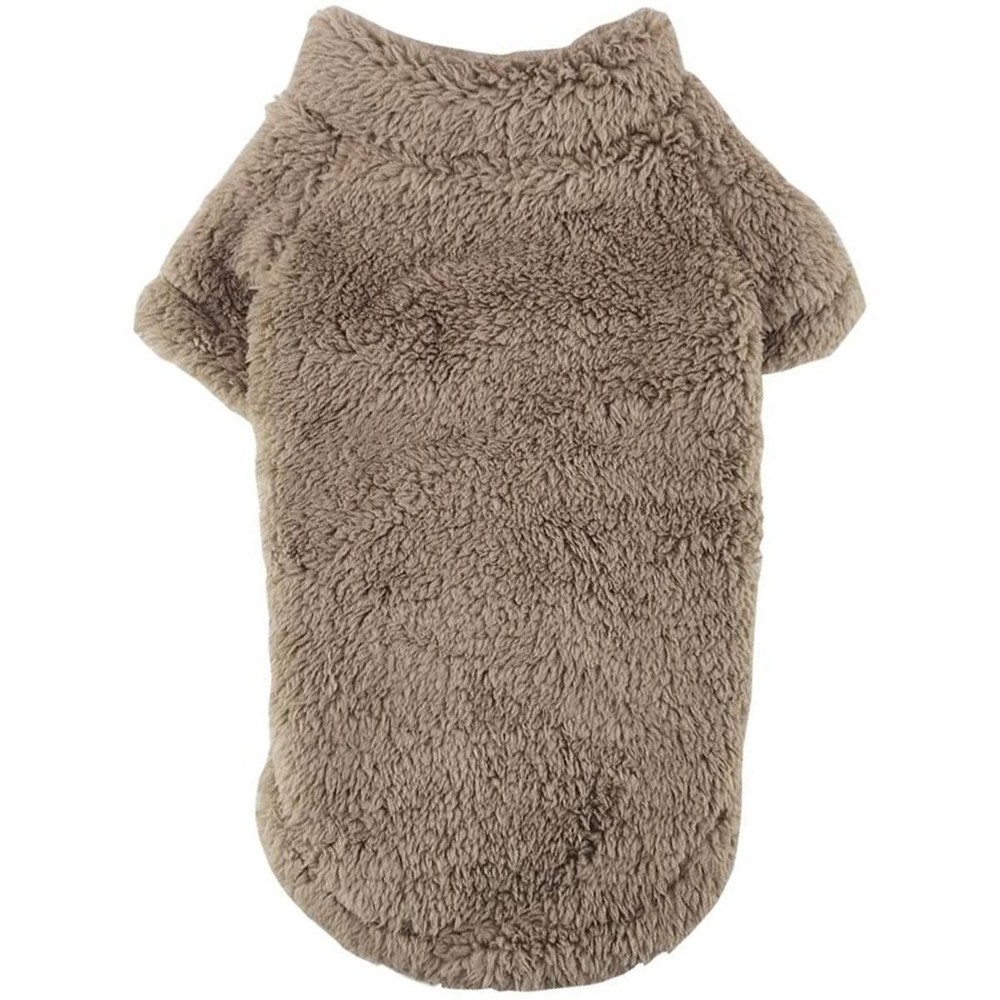 Doggie Design Soft Plush Pullover - Soft Brown