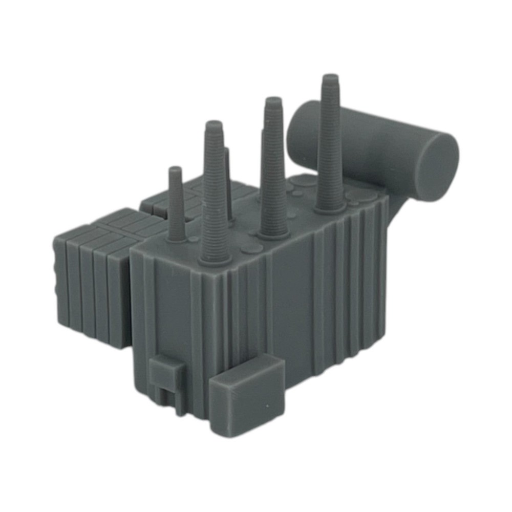 Electric Transformer - HO Scale 1:87 - Gray