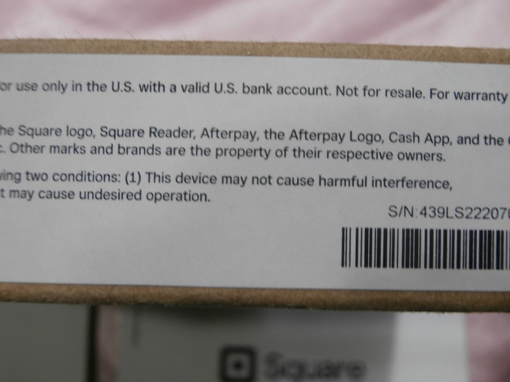 • Square Credit Card Reader