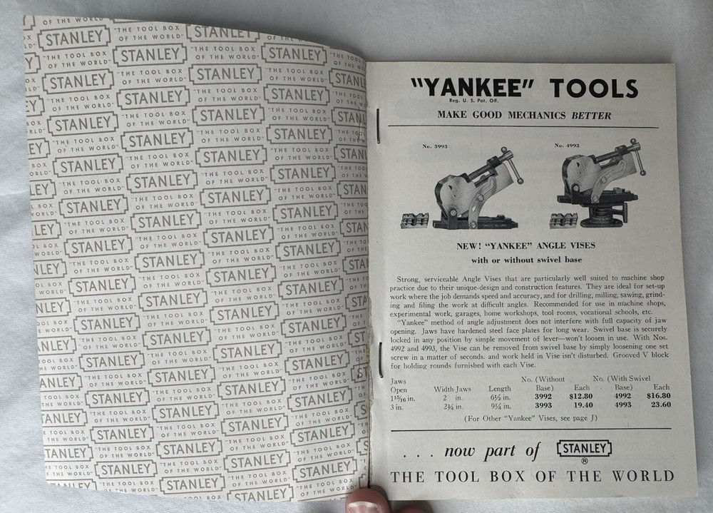 1948 STANLEY TOOLS CATALOG No. 34