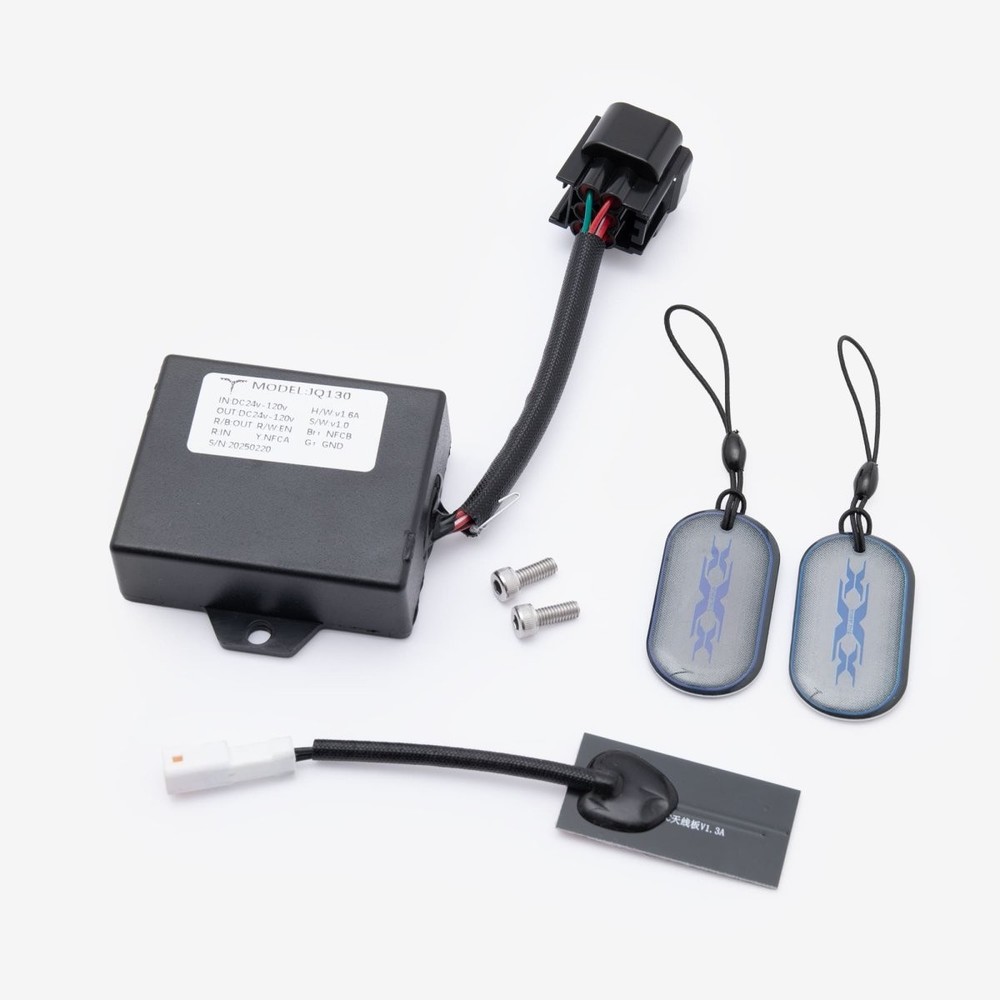 NFC Sensor and Fob Durable Centre Console Ignition Key Switch Black LCKST187