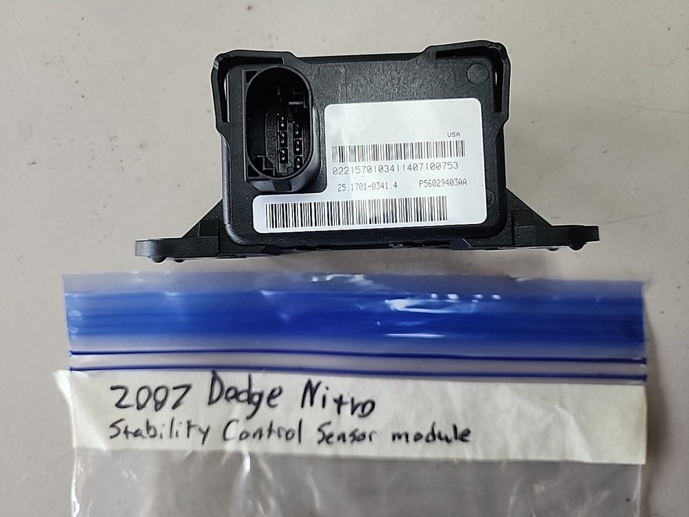 2007 Dodge Nitro 3.7L Stability System Control Sensor Module P56029403AA