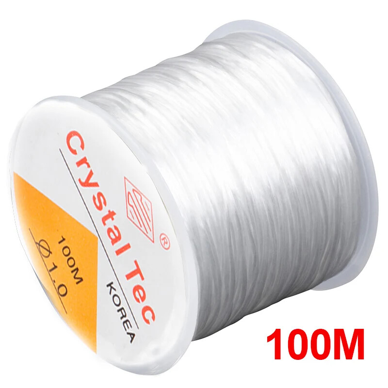 Strong Elastic Crystal Beading Thread Cord Jewelry Making Stretchable Thickness