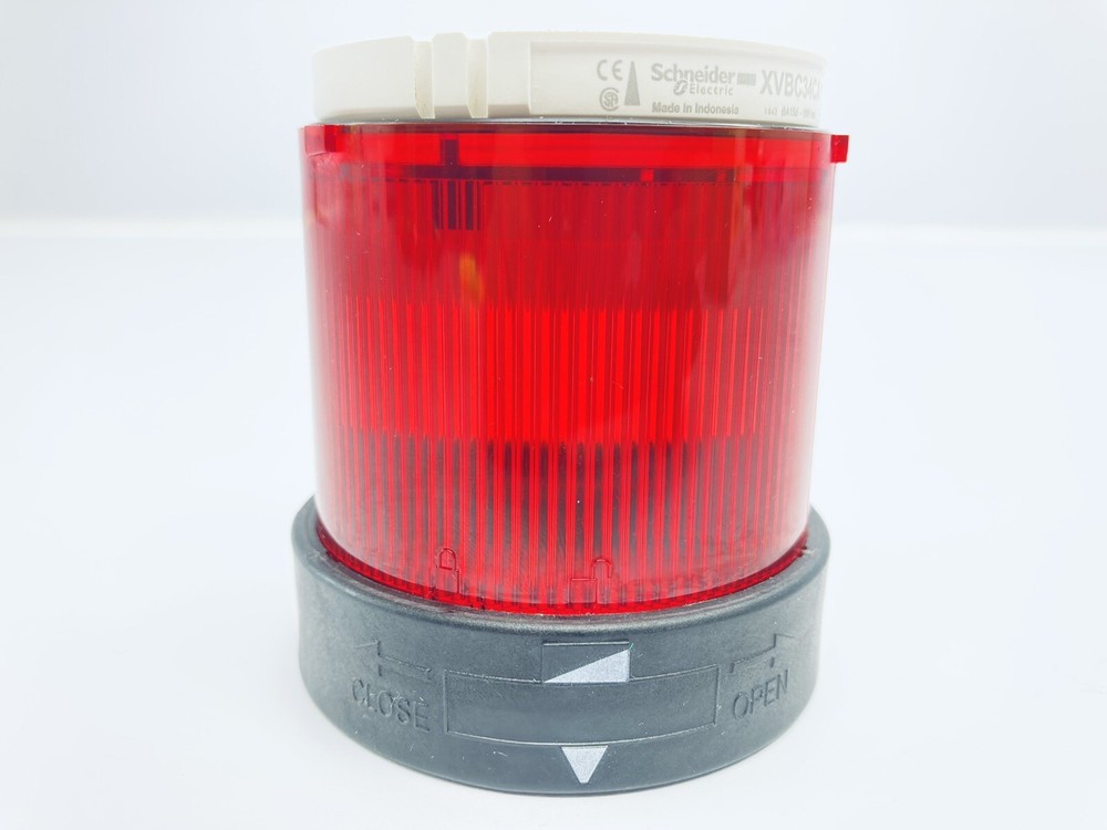 UNUSED SCHNEIDER XVBC34CA RED TOWER STACK LIGHT