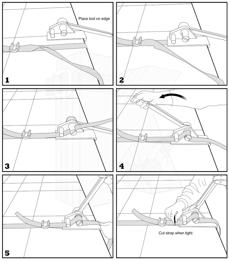 Packing Polyester Cord Strapping Corner/Edge Tensioner
