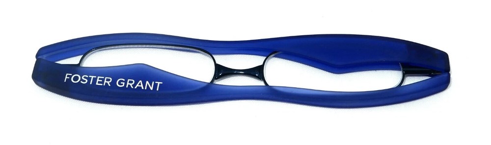 Foster Grant on-the-go folding reader POD Blu & Gry